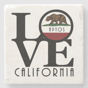Posavasos De Piedra LOVE Aptos California