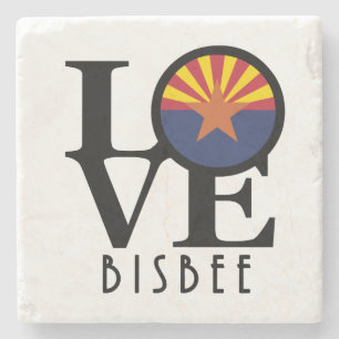 Posavasos De Piedra LOVE Bisbee Arizona