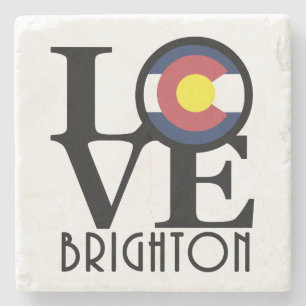 Posavasos De Piedra LOVE Brighton Colorado