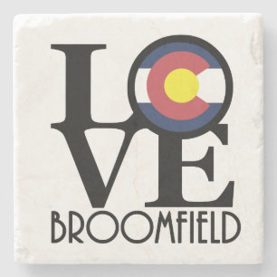 Posavasos De Piedra LOVE Broomfield Colorado