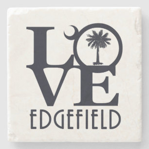 Posavasos De Piedra LOVE Edgefield SC