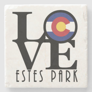 Posavasos De Piedra LOVE Estes Park CO