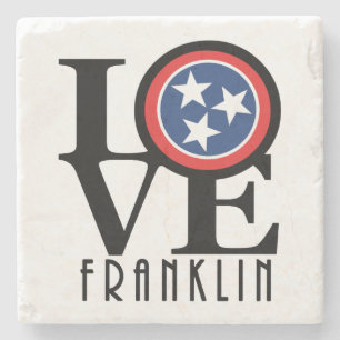 Posavasos De Piedra LOVE Franklin Tennessee