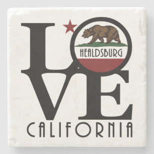 Posavasos De Piedra LOVE Healdsburg California