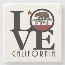 Posavasos De Piedra LOVE Idyllwild California
