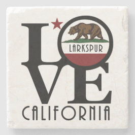 Posavasos De Piedra LOVE Larkspur California
