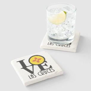 Posavasos De Piedra LOVE Las Cruces NM