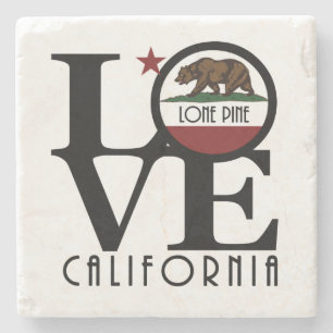 Posavasos De Piedra LOVE Lone Pine CA