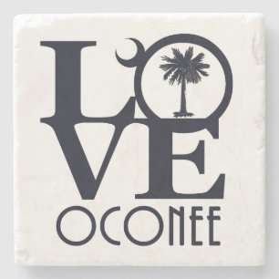Posavasos De Piedra LOVE Oconee SC