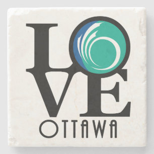 Posavasos De Piedra LOVE Ottawa