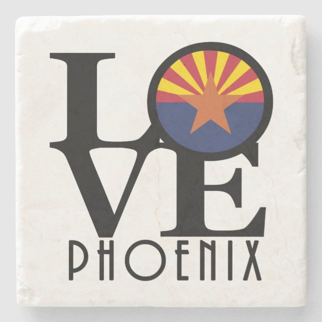 Posavasos De Piedra LOVE Phoenix Stone Coaster (Anverso)