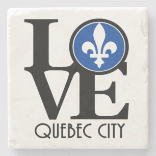 Posavasos De Piedra LOVE Quebec
