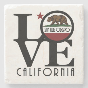 Posavasos De Piedra LOVE San Luis Obispo