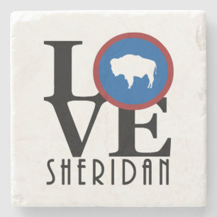 Posavasos De Piedra LOVE Sheridan Wyoming