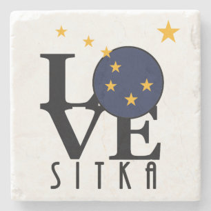 Posavasos De Piedra LOVE Sitka Alaska