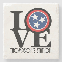 Posavasos De Piedra LOVE Thompson's Station