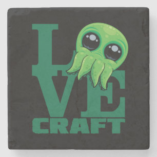 Posavasos De Piedra Lovecraft Baby Cthulhu Design - Spooky Cute Love