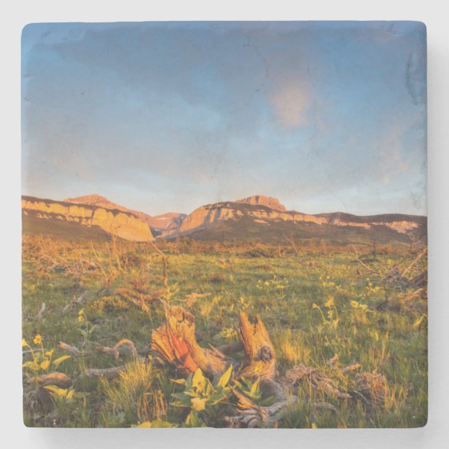 Posavasos De Piedra Luces del amanecer Blackleaf Canyon 2 (Anverso)