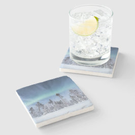 Posavasos De Piedra Luces del Norte de Noruega