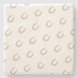 Posavasos De Piedra Lucky Horse Shoe