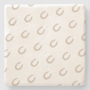 Posavasos De Piedra Lucky Horse Shoe