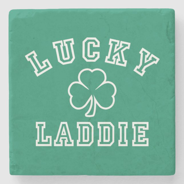 Posavasos De Piedra Lucky Laddie (Anverso)