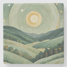 Posavasos De Piedra Lullaby lunar