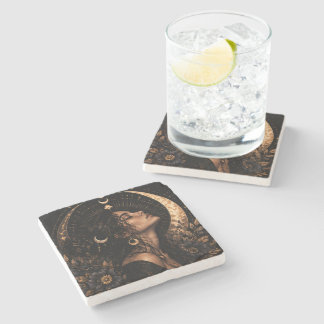 Posavasos De Piedra Luna de Zatarah A