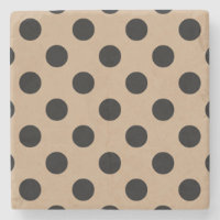 Lunares negros sobre beige