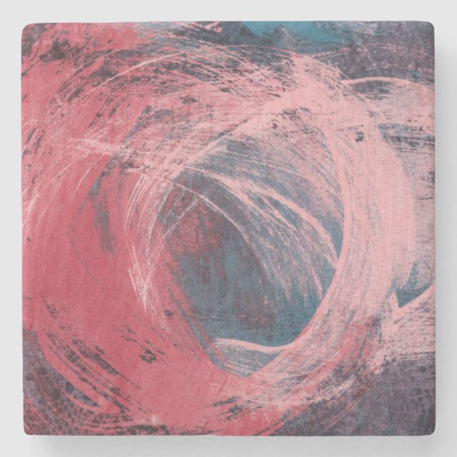 Posavasos De Piedra Luz Rosa I (Anverso)