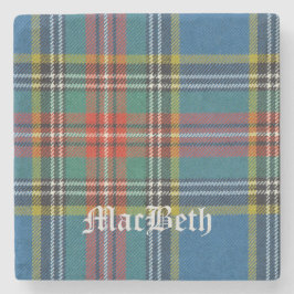 Posavasos De Piedra MacBeth, MacBeth Scottish Tartán, MacBeth