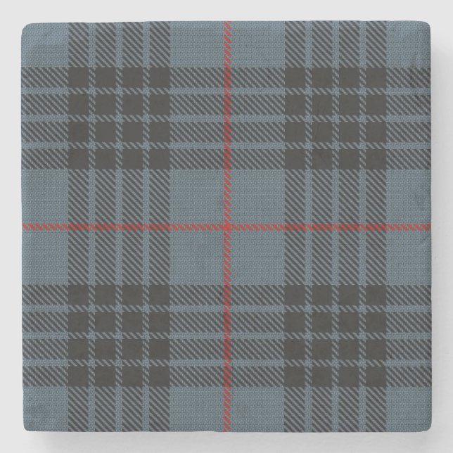 Posavasos De Piedra MacKay Blue Tartan (Anverso)