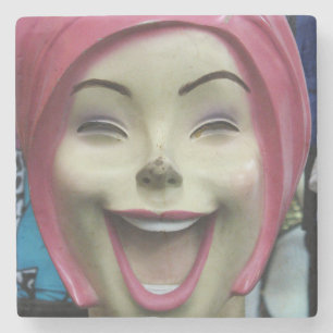 Posavasos De Piedra Mad Laughing Mannequin ~ Uncanny Valley Chica