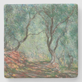 Posavasos De Piedra Madera de olivo en los jardines de Moreno (por Mon