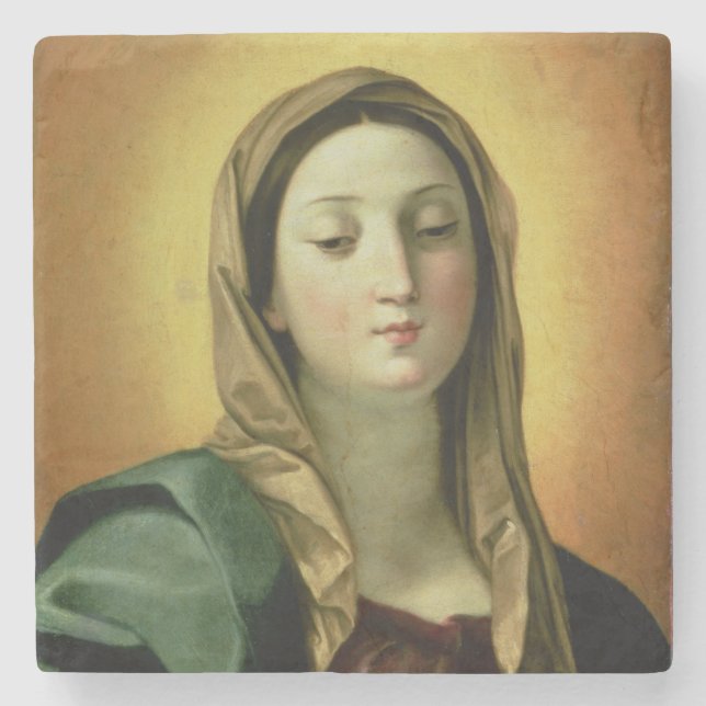 Posavasos De Piedra Madonna 2 (Anverso)