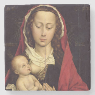 Posavasos De Piedra Madonna y niño