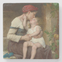 Madre amorosa con su hijo adorable (Perrault)