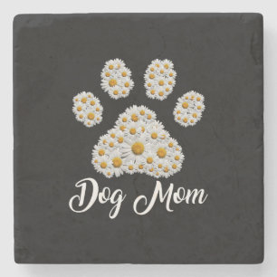 Posavasos De Piedra Madre Arte Mejor Madre Perro Cumpleaños