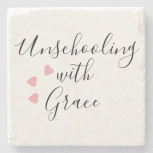 Posavasos De Piedra Madre desescolarizada Grace Hearts