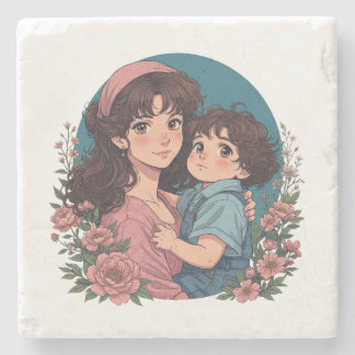 Posavasos De Piedra madre&hijo