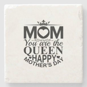 Posavasos De Piedra Madre Regalo Mamá Eres La Reina