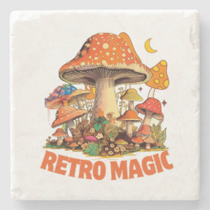 Posavasos De Piedra Magia retro
