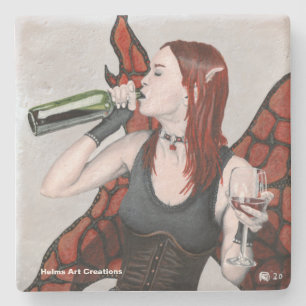 Posavasos De Piedra Magnífica escayola de piedra para beber vino