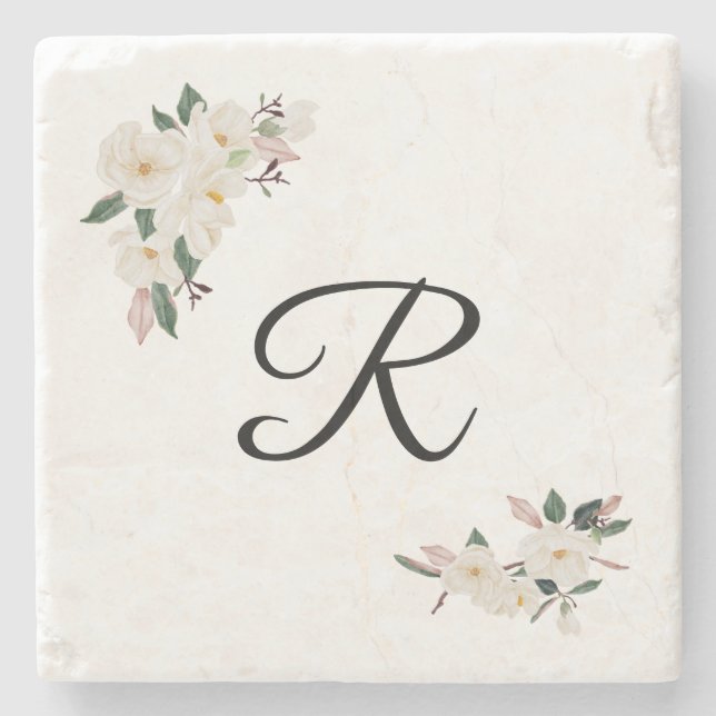 Posavasos De Piedra Magnolia (Anverso)