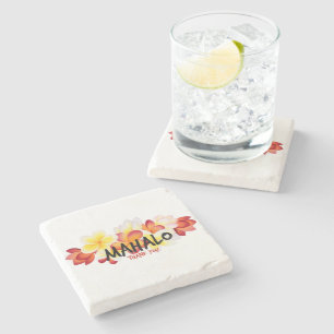Posavasos De Piedra Mahalo Plumeria
