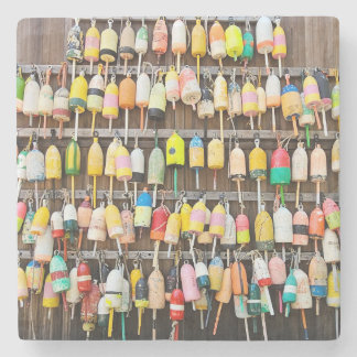 Posavasos De Piedra Maine Lobster Buoys Coaster Set