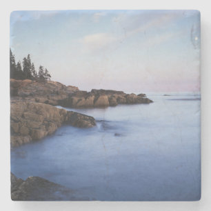 Posavasos De Piedra Maine, Parque Nacional Acadia, puesta de luna