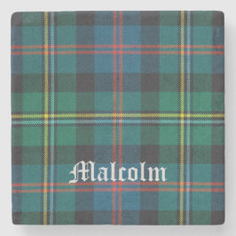 Posavasos De Piedra Malcolm, Malcolm Scottish Tartán, Malcolm