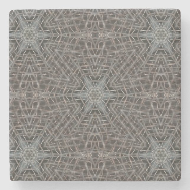 Posavasos De Piedra Malla Metalizado metálica (Anverso)