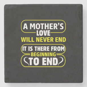 Posavasos De Piedra Mamá arte el amor de una madre nunca termina